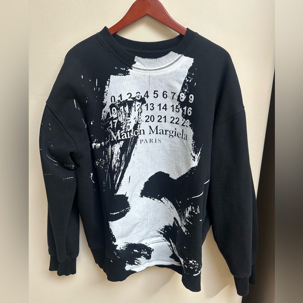 Maison Martin Margiela Black and White Sweater